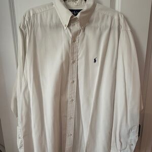 Ralph Lauren White Men's Polo Shirt Sz Medium